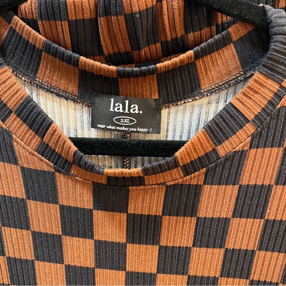 Dressed in LALA Checkerboard Set Sz 2XL - Picture 7 of 8